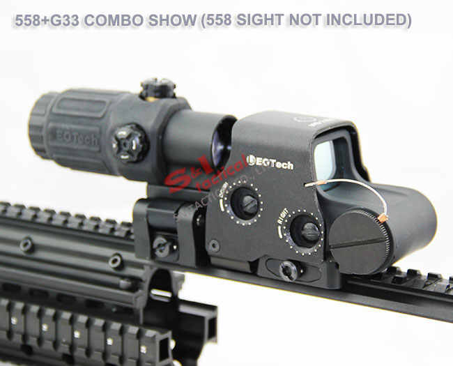 New! 3x Magnifier with Switch to Side Quick Detachable Mount G33